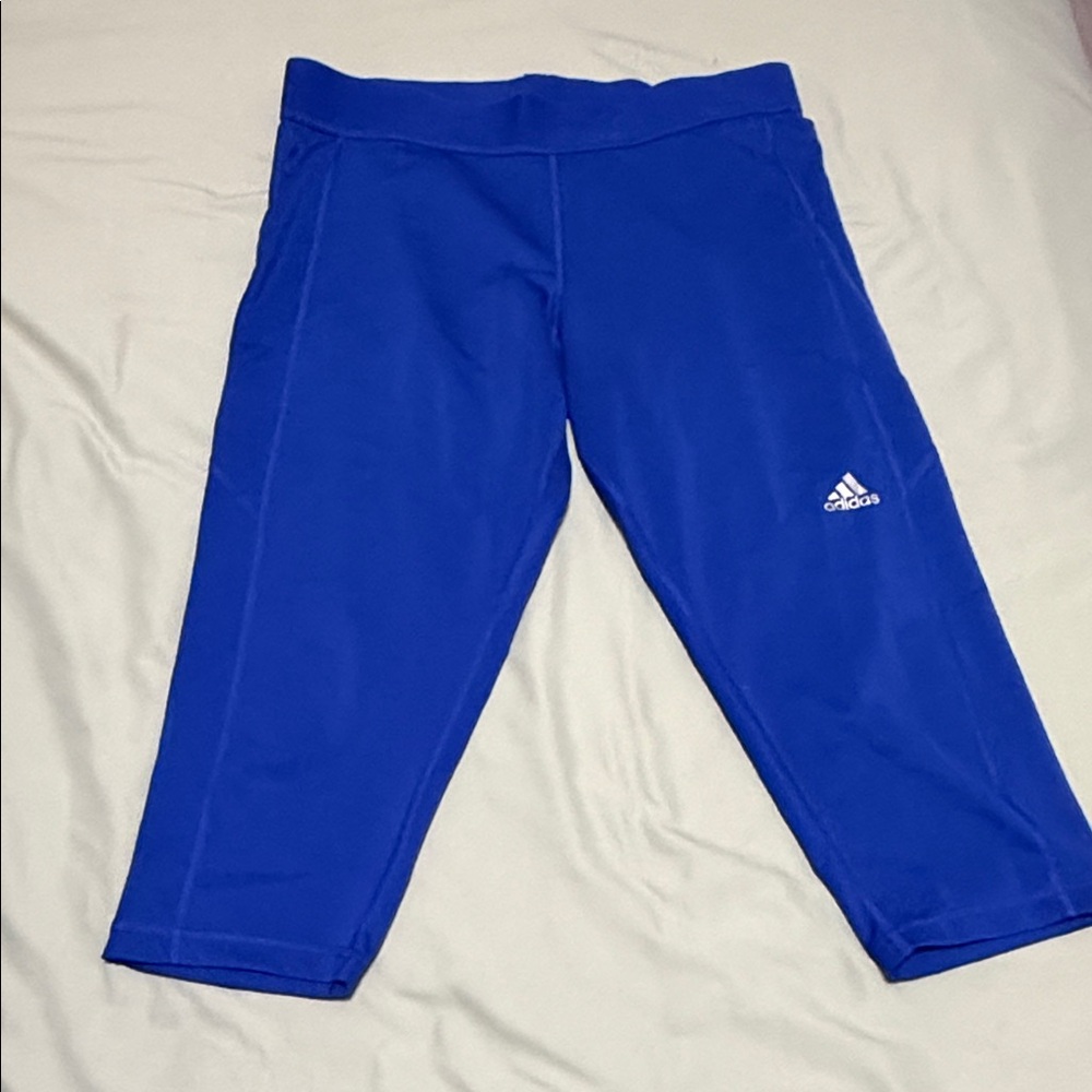 Adidas Royal Blue Leggings/capri